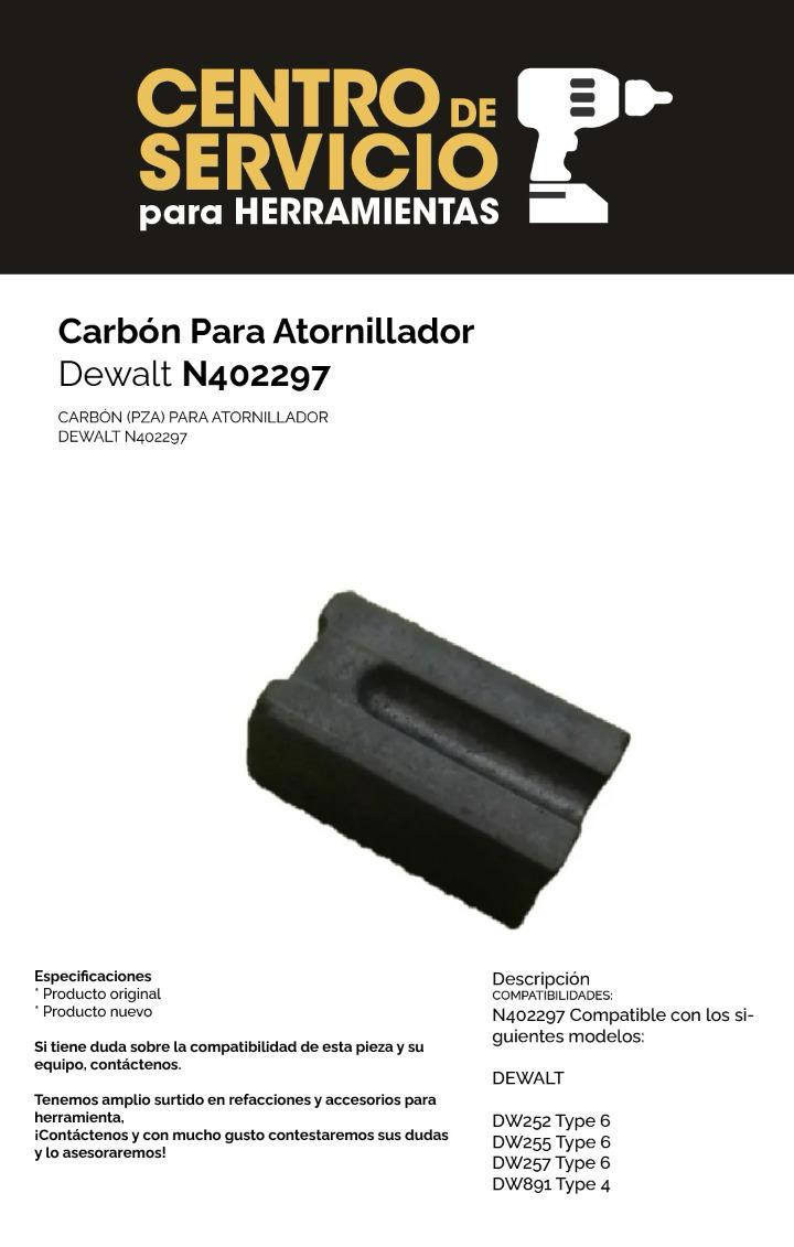 Carbon Para Atornillador
